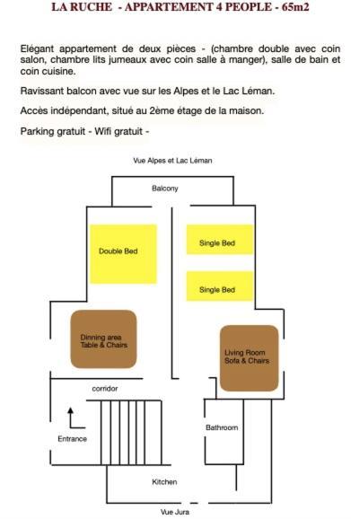 Bnb La Clemonie Arzier Exterior photo
